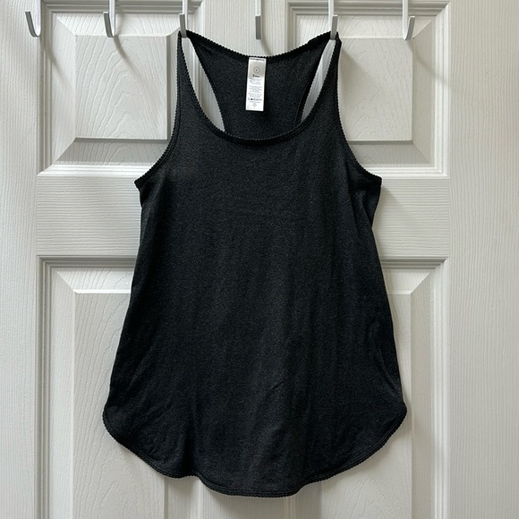 Ivivva Dark Grey Scalloped Tank Top - Picture 2 of 13